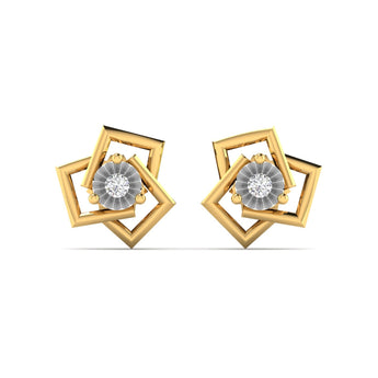 Ivana Jewels Earrings Yellow Gold / 14KT 0.06 Ct Versatile Earrings