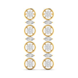 Ivana Jewels Earrings Yellow Gold / 14KT Designer Diamond Earrings