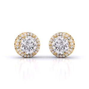 Ivana Jewels Earrings Yellow Gold / 14KT Diamond Sparkler Studs
