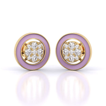 Ivana Jewels Earrings Yellow Gold / 14KT Lavender Twilight Earrings