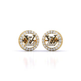 Ivana Jewels Earrings Yellow Gold / 14KT Louis Vuitton Monogram Earrings