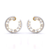 Ivana Jewels Earrings Yellow Gold / 14KT Multi Shape Open Hoop Earring