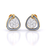 Ivana Jewels Earrings Yellow Gold / 14KT Petite Diamond Earrings