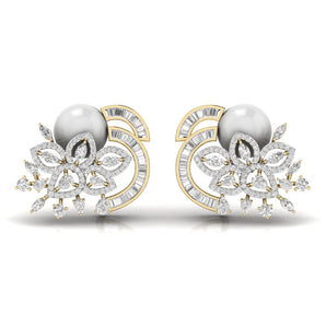 Ivana Jewels Earrings Yellow Gold / 14KT Stylish Party Wear Earring For Her