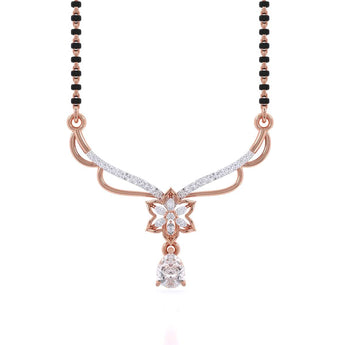 Ivana Jewels Mangal Sutra Rose Gold / 14KT The IVANA Convertible Mangal sutra For Women