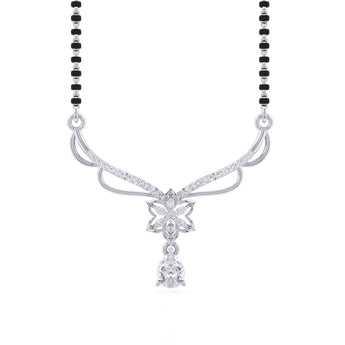 Ivana Jewels Mangal Sutra White Gold / 14KT The IVANA Convertible Mangal sutra For Women