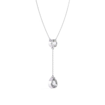 Buy Moonstone Teardrop Diamond Pendant Online from Ivana Jewels Best lab grown diamond jewellery brand