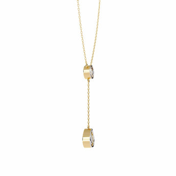 Buy Moonstone Teardrop Diamond Pendant Online from Ivana Jewels Best lab grown diamond jewellery brand