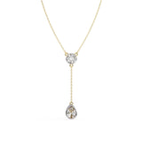 Buy Moonstone Teardrop Diamond Pendant Online from Ivana Jewels Best lab grown diamond jewellery brand