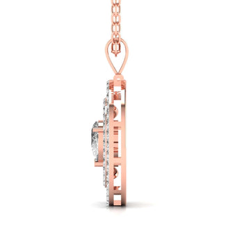 Buy Multi-layered Diamond Pendant Online from Ivana Jewels Best lab grown diamond jewellery brand