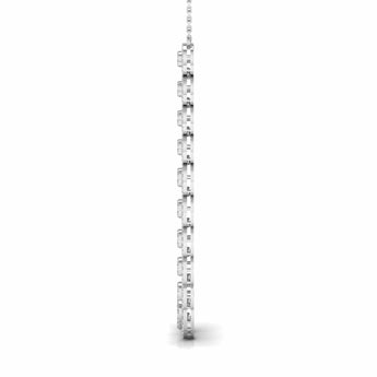 Ivana Jewels Necklace Gorgeous Concentric Studded Diamond Necklace