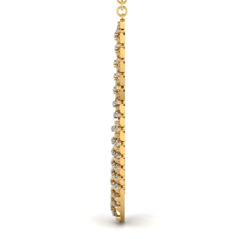 Ivana Jewels Necklace Multi Layered Diamond Necklace