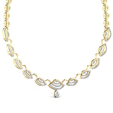 Ivana Jewels Necklace Party Wear Round Cut Diamonds Necklace