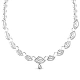 Ivana Jewels Necklace Party Wear Round Cut Diamonds Necklace