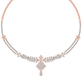 Ivana Jewels Necklace Rose Gold / 14KT Elegance Royal Style Necklace For Her