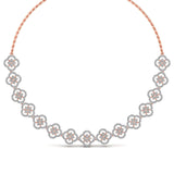 Ivana Jewels Necklace Rose Gold / 14KT Garden Of Flowers Diamond Necklace