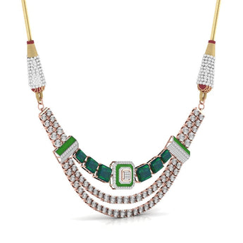 Ivana Jewels Necklace Rose Gold / 14KT Wedding Necklace For Her