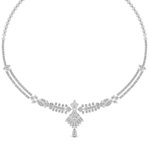 Ivana Jewels Necklace White Gold / 14KT Elegance Royal Style Necklace For Her