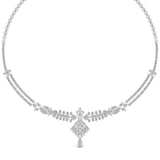 Ivana Jewels Necklace White Gold / 14KT Elegance Royal Style Necklace For Her