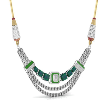Ivana Jewels Necklace White Gold / 14KT Wedding Necklace For Her