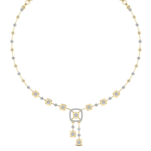 Ivana Jewels Necklace Yellow Gold / 14KT Two Tiered Diamond Necklace