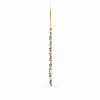 Ivana Jewels Necklaces Baguette & Round Diamond Necklace