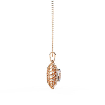 Ivana Jewels Necklaces Celestial Sun Medallion Necklace