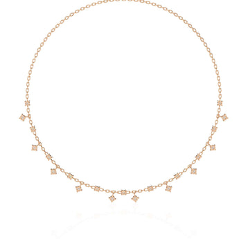 Ivana Jewels Necklaces Delicate Stone Drop Choker