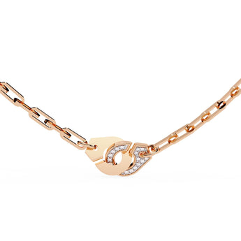 Ivana Jewels Necklaces Diamond Handcuff Necklace
