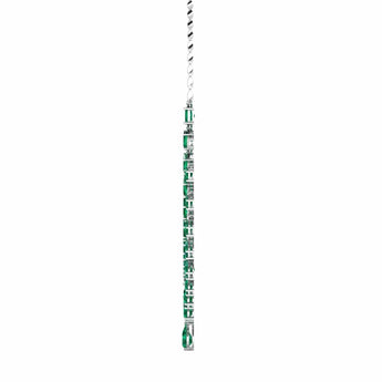 Ivana Jewels Necklaces Elegant Emerald and Diamond Necklace