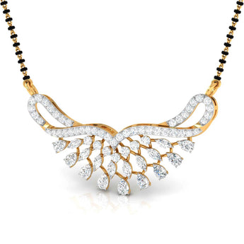 Ivana Jewels Necklaces Fancy & Round Diamond Butterfly Pendant