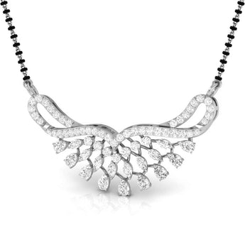 Ivana Jewels Necklaces Fancy & Round Diamond Butterfly Pendant