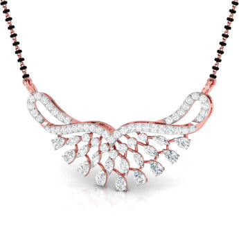 Ivana Jewels Necklaces Fancy & Round Diamond Butterfly Pendant