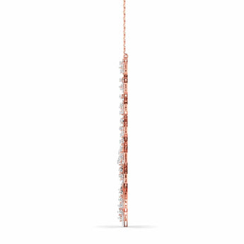 Ivana Jewels Necklaces Floral & Geometric Diamond Necklace