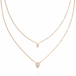 Ivana Jewels Necklaces Layered Teardrop Necklace