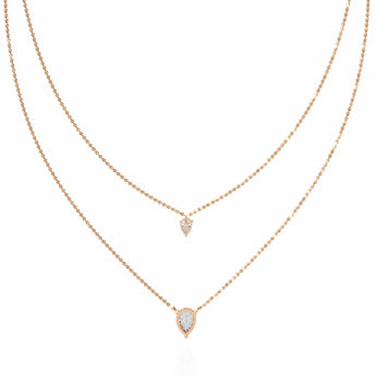 Ivana Jewels Necklaces Layered Teardrop Necklace