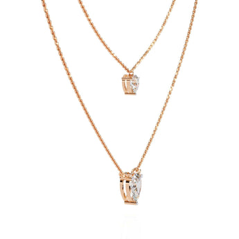 Ivana Jewels Necklaces Layered Teardrop Necklace