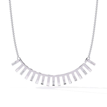 Ivana Jewels Necklaces Minimalist Gold Linear Bar Necklace