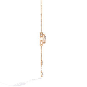 Ivana Jewels Necklaces Necklace with Pear-Shaped Crystal Pendant and Dangling Drops