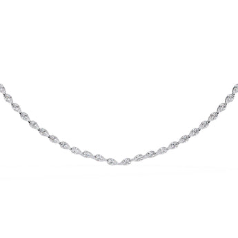 Ivana Jewels Necklaces Pear-Shaped Diamond Tennis Necklace