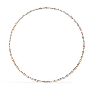 Ivana Jewels Necklaces Rose Gold / 14KT Classic Diamond Line Necklace
