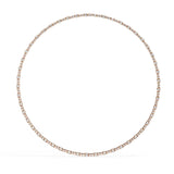 Ivana Jewels Necklaces Rose Gold / 14KT Classic Diamond Line Necklace