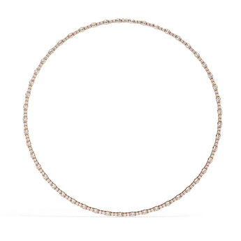 Ivana Jewels Necklaces Rose Gold / 14KT Classic Diamond Line Necklace
