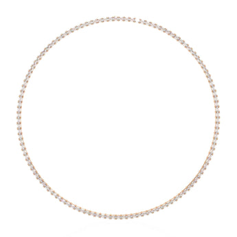 Ivana Jewels Necklaces Rose Gold / 14KT Classic Tennis Necklace