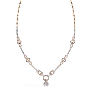 Ivana Jewels Necklaces Rose Gold / 14KT Delicate Necklace with Bow Detail