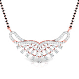 Ivana Jewels Necklaces Rose Gold / 14KT Fancy & Round Diamond Butterfly Pendant