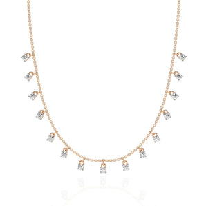 Ivana Jewels Necklaces Rose Gold / 14KT Mini Pendant Necklace