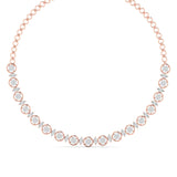 Ivana Jewels Necklaces Rose Gold / 14KT Party Wear Diamond Necklace