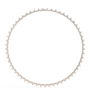 Ivana Jewels Necklaces Rose Gold / 14KT Textured Circle Necklace