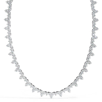 Ivana Jewels Necklaces Textured Circle Necklace